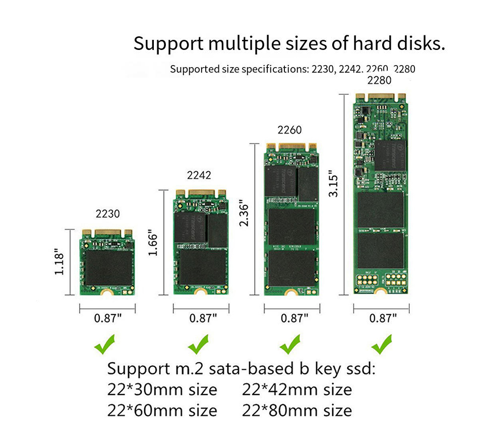 Bakeey-NVME-SSD-Gehaumluse-Type-C-zu-USB31-10Gbps-Gehaumluse-fuumlr-2230224222602280-M2-SSD-Mobiles--2006045-3